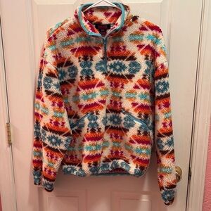 Rock & Roll Cowgirl Pink and Orange Zip Up Jacket